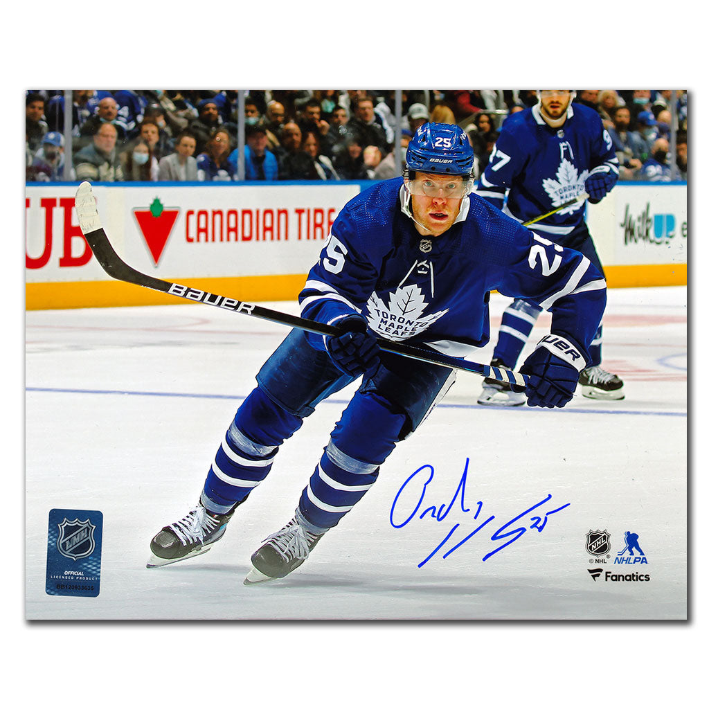 Ondrej Kase Toronto Maple Leafs ACTION Autographed 8x10