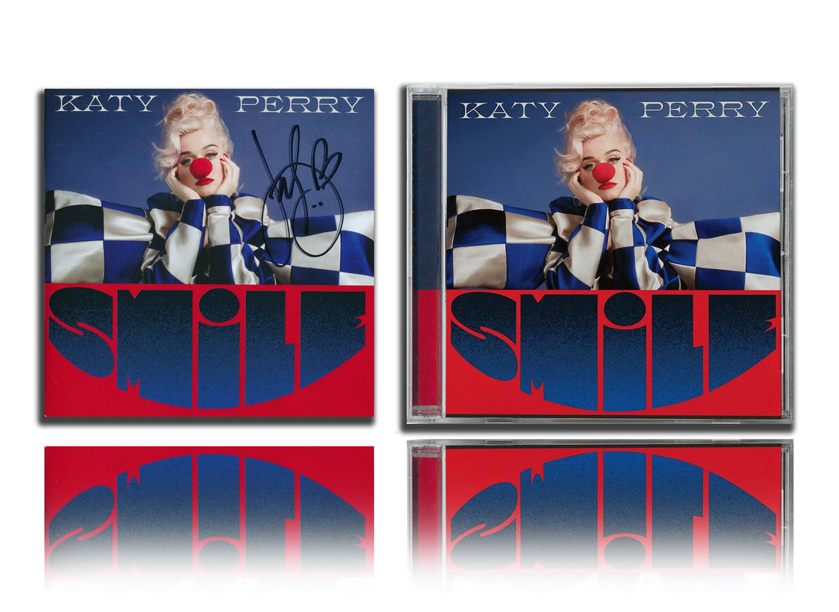 Katy Perry a signé un album CD dédicacé SMILE