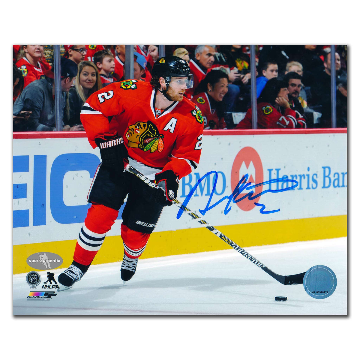 Duncan Keith Chicago Blackhawks Autographed 8x10 - Sport Authentix Inc