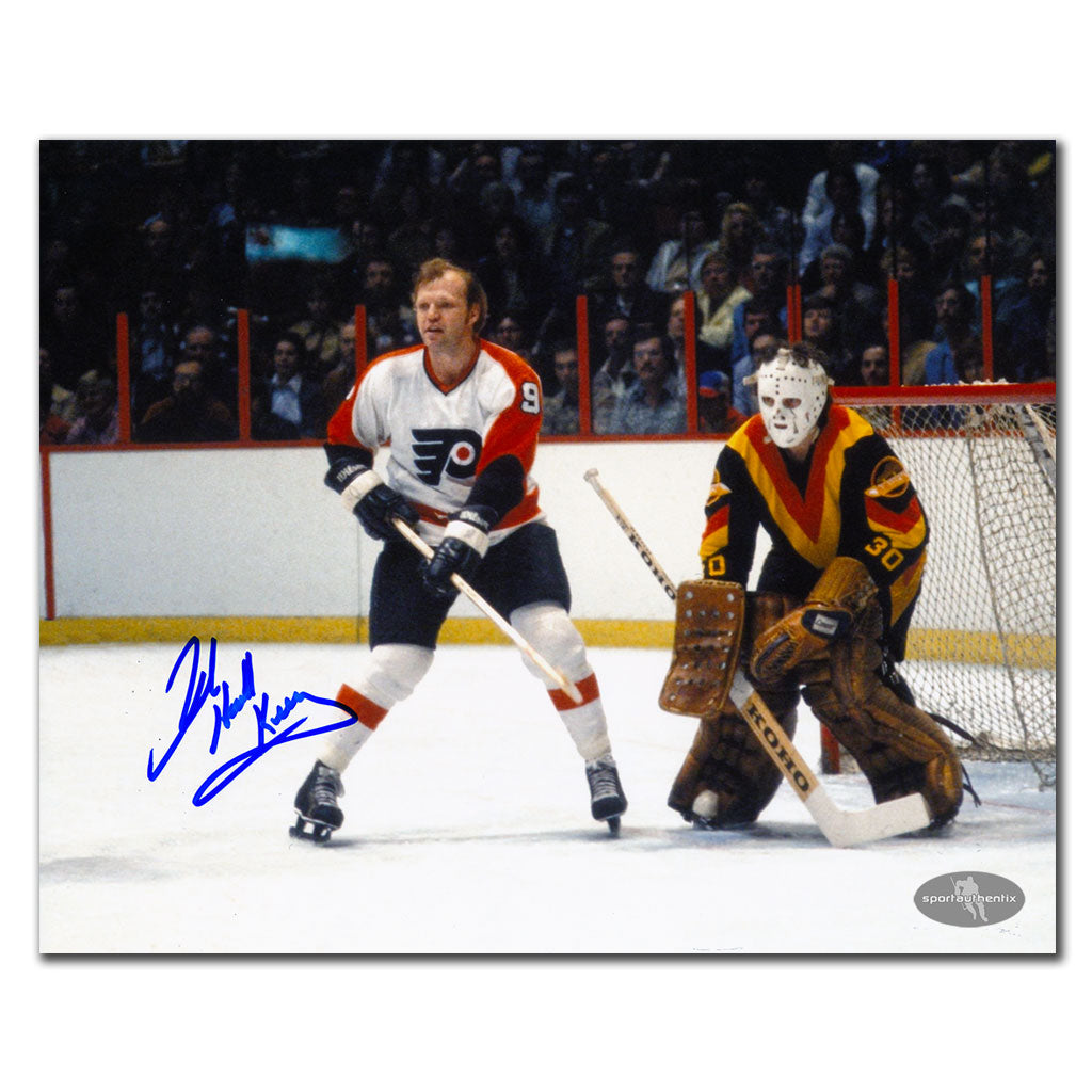 Bob Kelly Philadelphia Flyers ACTION Autographed 8x10 - Sport Authentix Inc