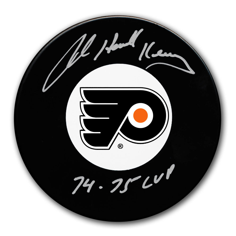 Bob Kelly Philadelphia Flyers SC Years Autographed Puck