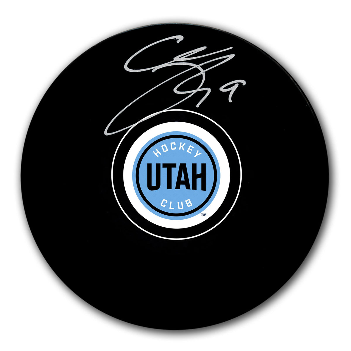Clayton Keller Utah Hockey Club Autographed Puck - Sport Authentix Inc