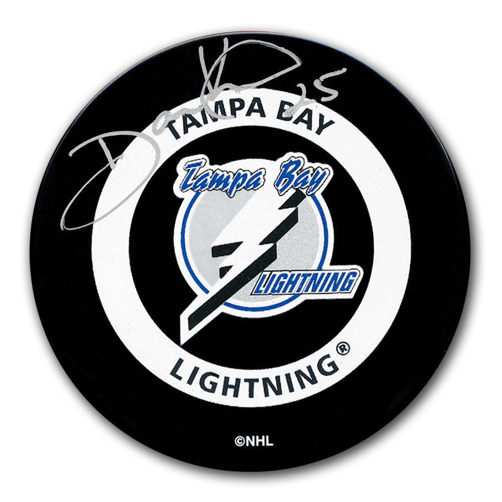 Dan Kesa Tampa Bay Lightning Autographed Official Game Puck