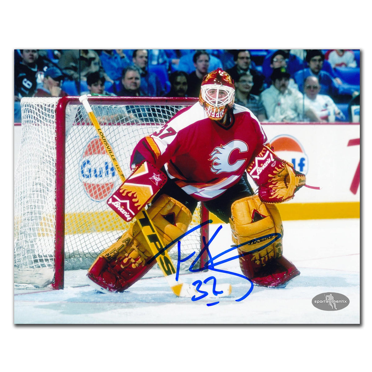 Trevor Kidd Calgary Flames Action Autographed 8x10 - Sport Authentix Inc