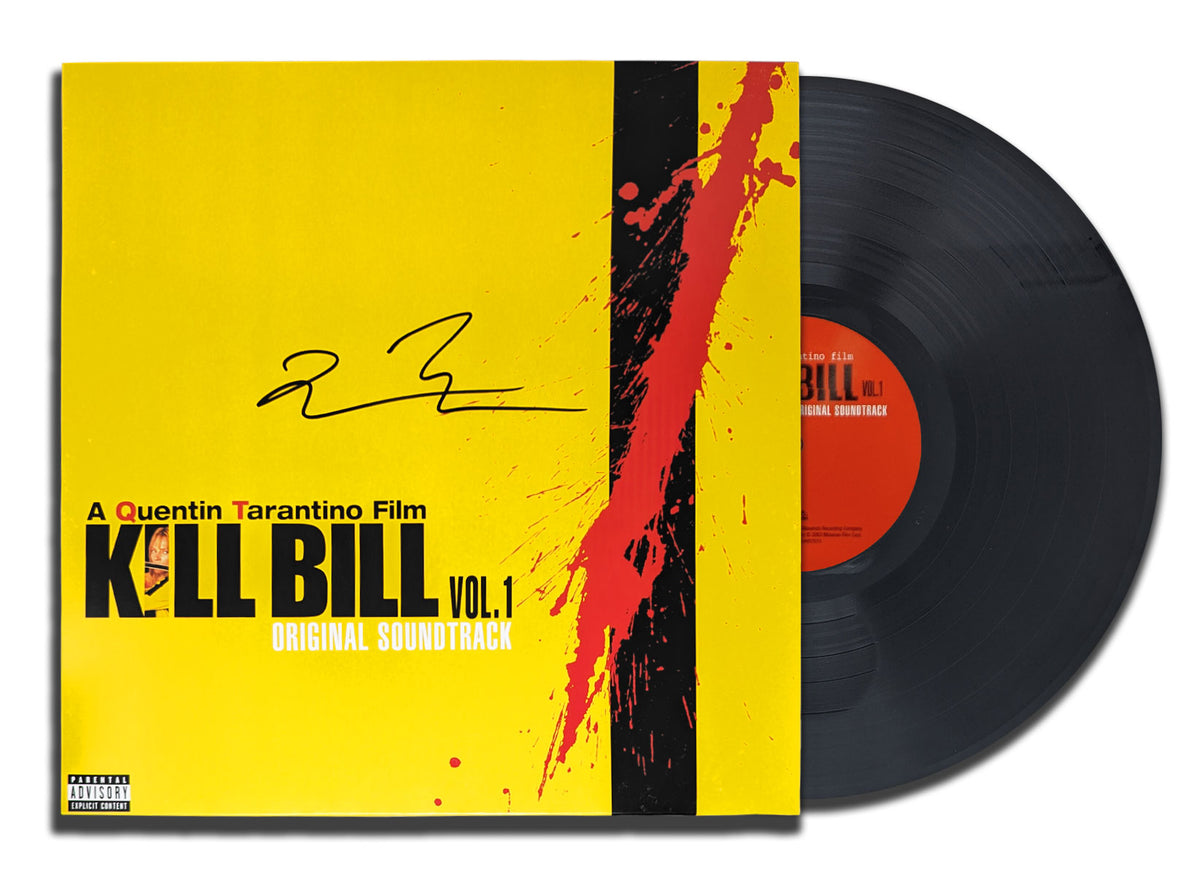 Quentin Tarantino Signé KILL BILL VOL. 1 BANDE-SON ORIGINALE Album Vinyle Autographié LP