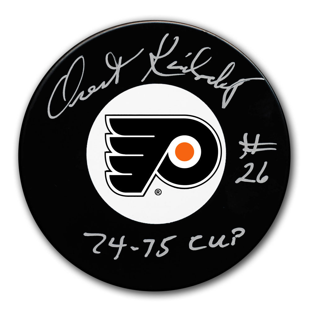 Orest Kindrachuk Philadelphia Flyers SC Years Autographed Puck - Sport Authentix Inc