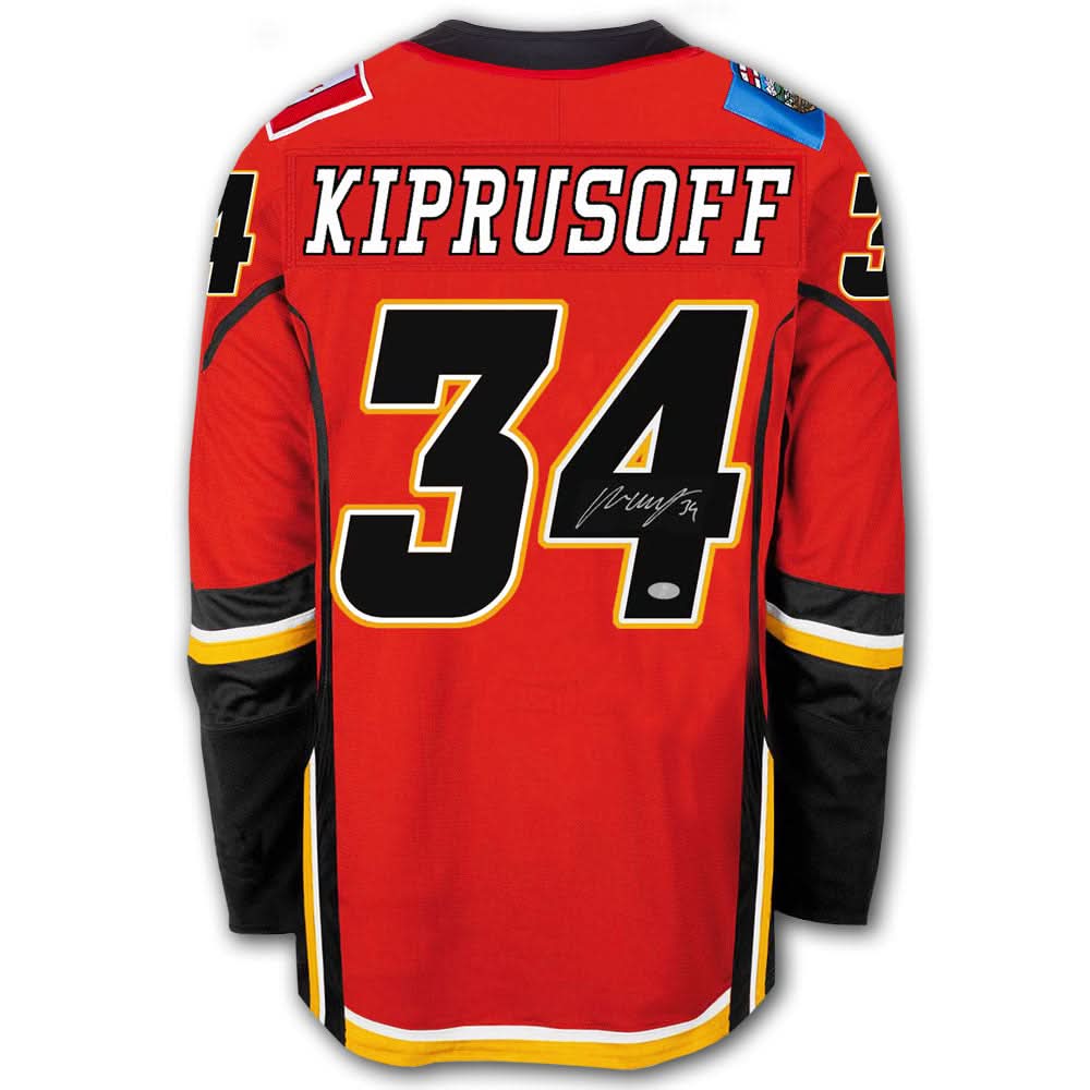 Miikka Kiprusoff Calgary Flames Fanatics Breakaway Autographed Jersey - Sport Authentix Inc