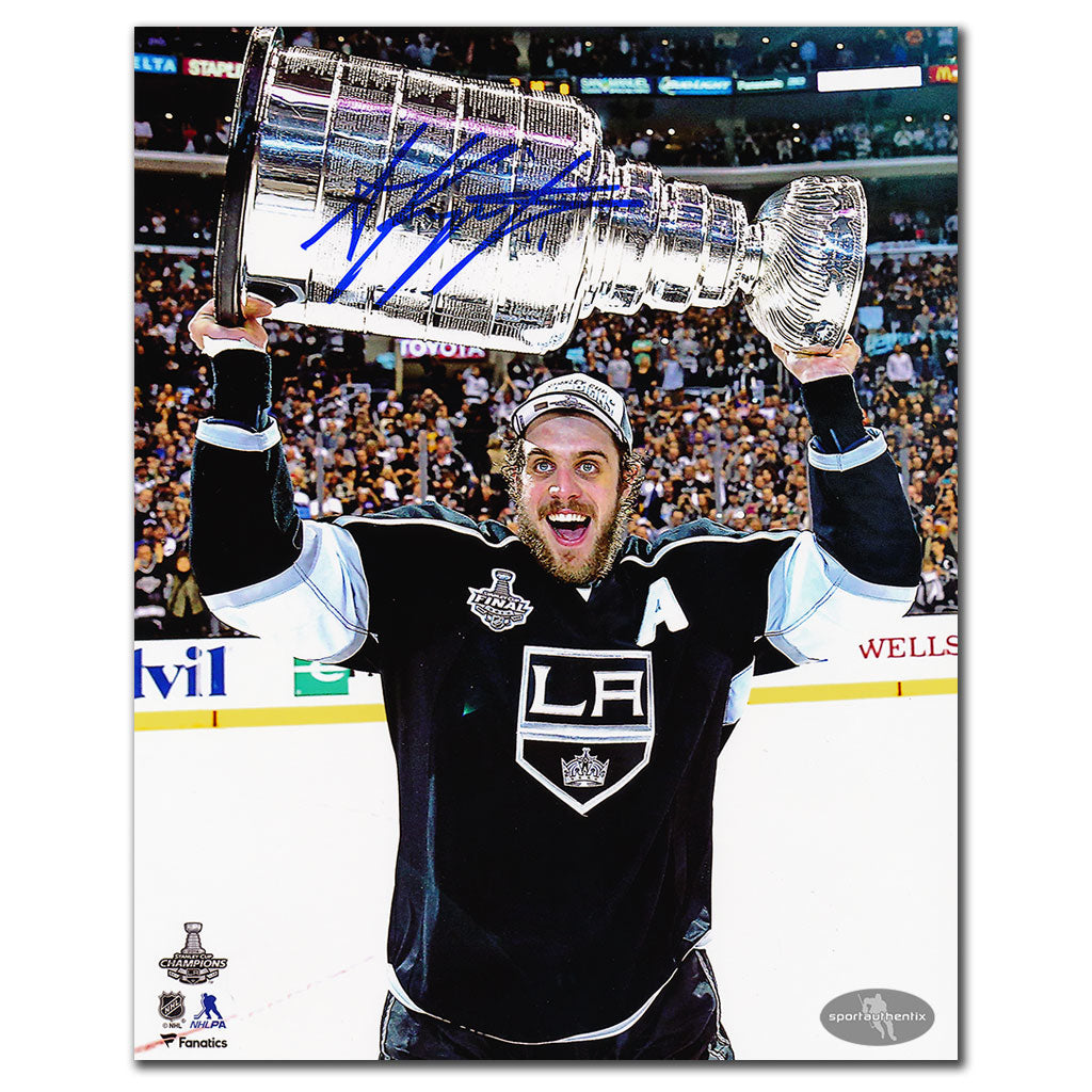Anze Kopitar Kings de Los Angeles Coupe Stanley 2014 autographiée 8x10