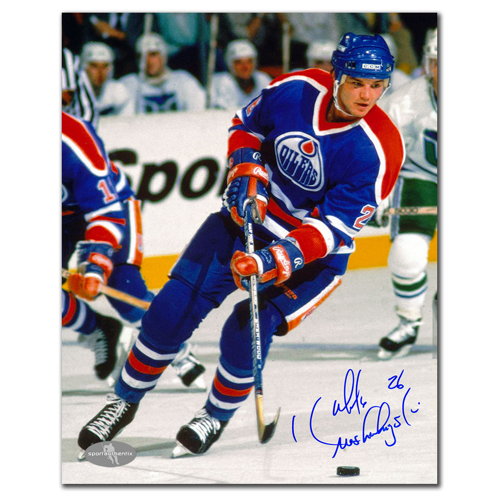 Mike Krushelnyski Edmonton Oilers RUSH Autographed 8x10 - Sport Authentix Inc