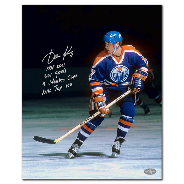 Jari Kurri Autographed Edmonton Oilers 16x20 Photo - Career Inscriptions