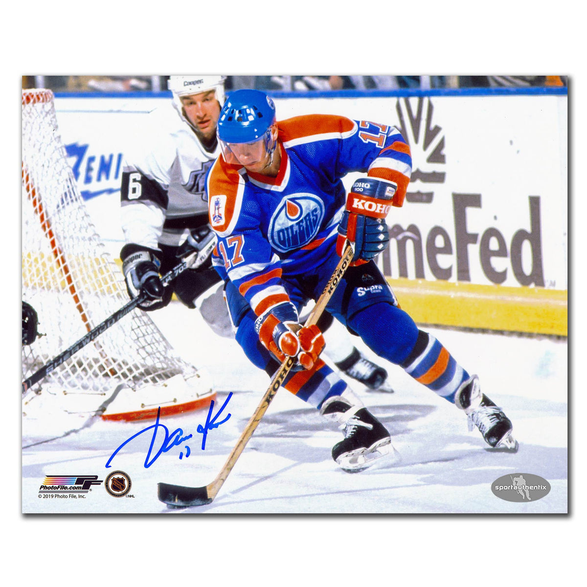 Jari Kurri Edmonton Oilers Autographed 8x10 - Sport Authentix Inc
