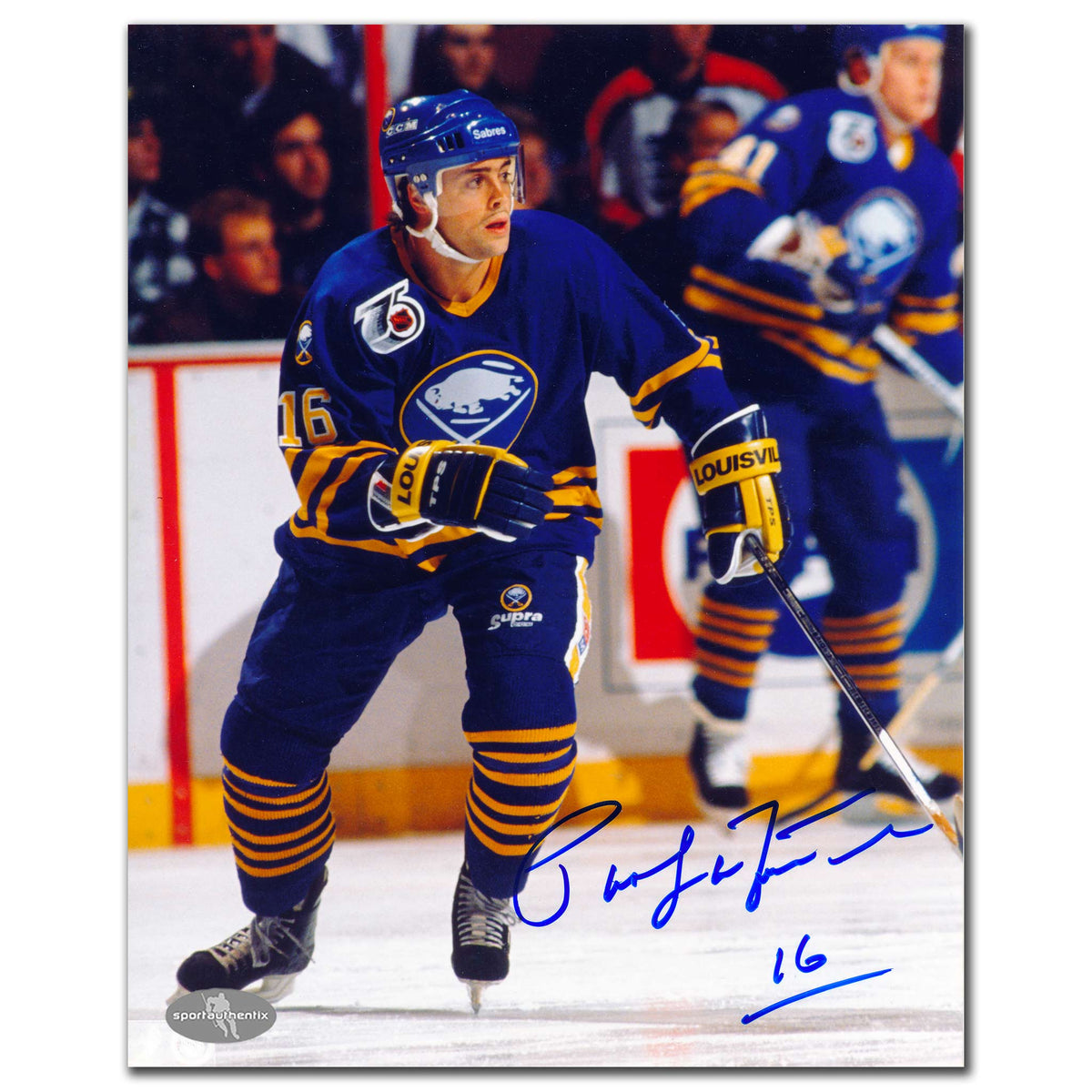 Pat Lafontaine Buffalo Sabres ACTION Autographed 8x10 - Sport Authentix Inc