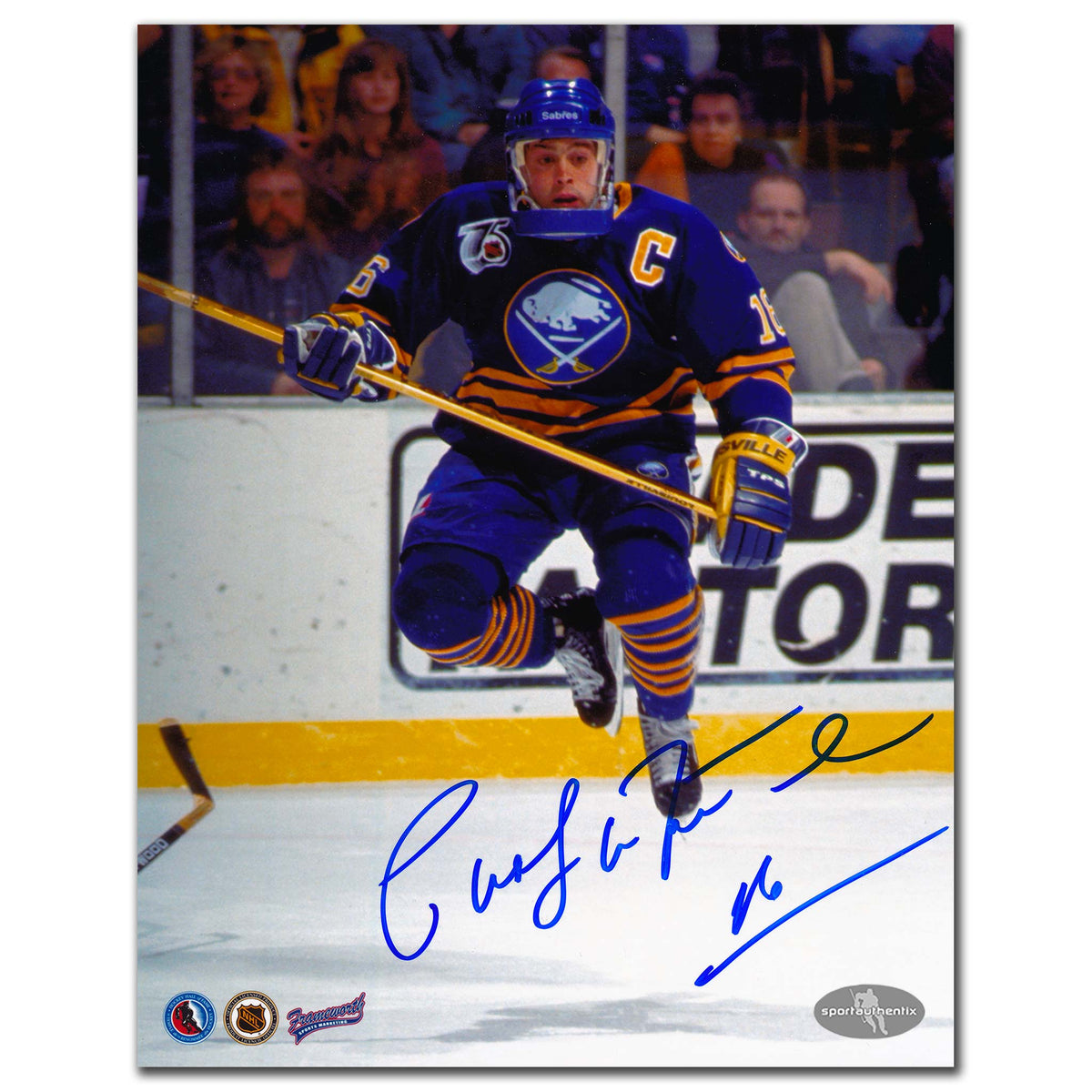 Pat Lafontaine Buffalo Sabres JUMP Autographed 8x10 - Sport Authentix Inc