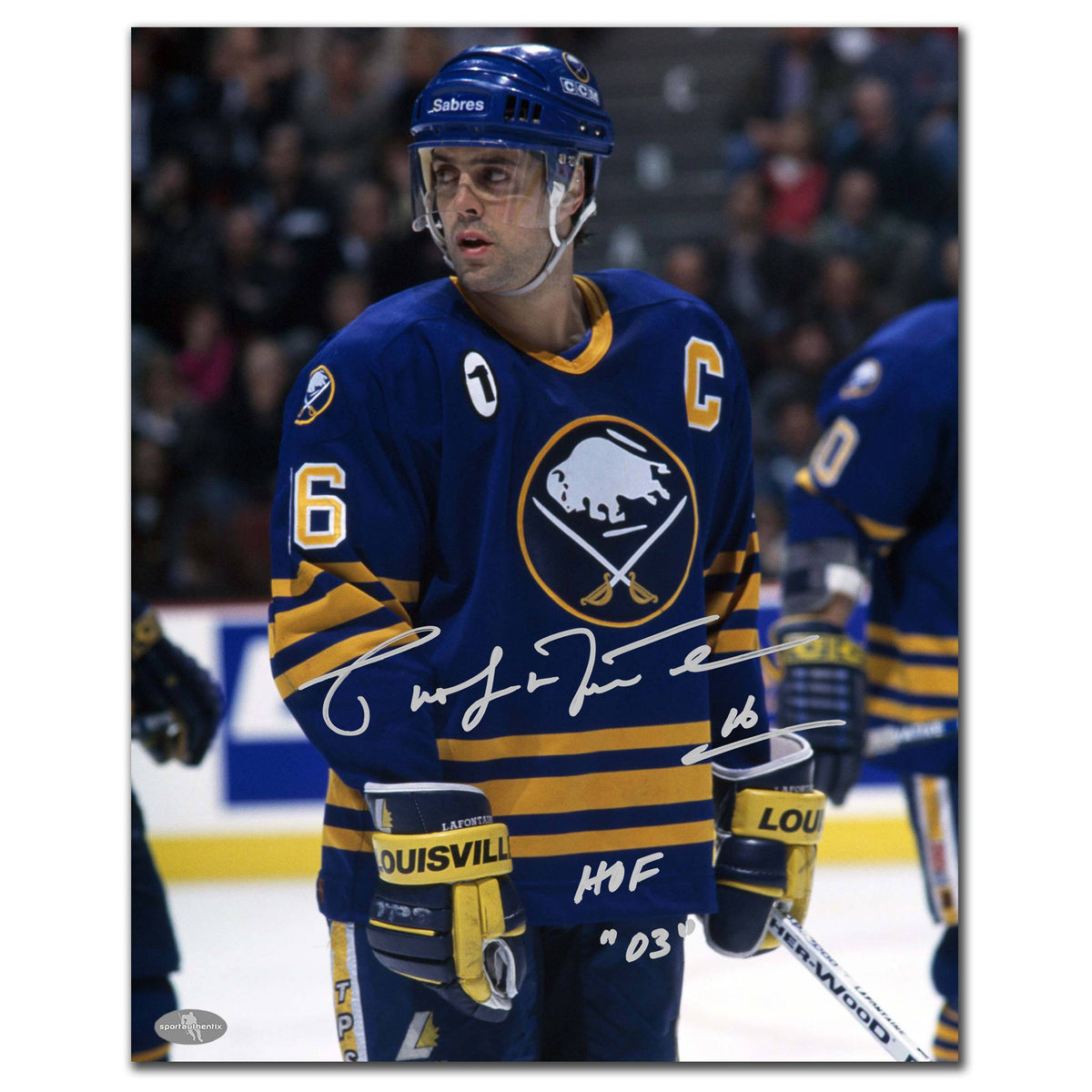 Pat Lafontaine Buffalo Sabres HOF Autographed 16x20