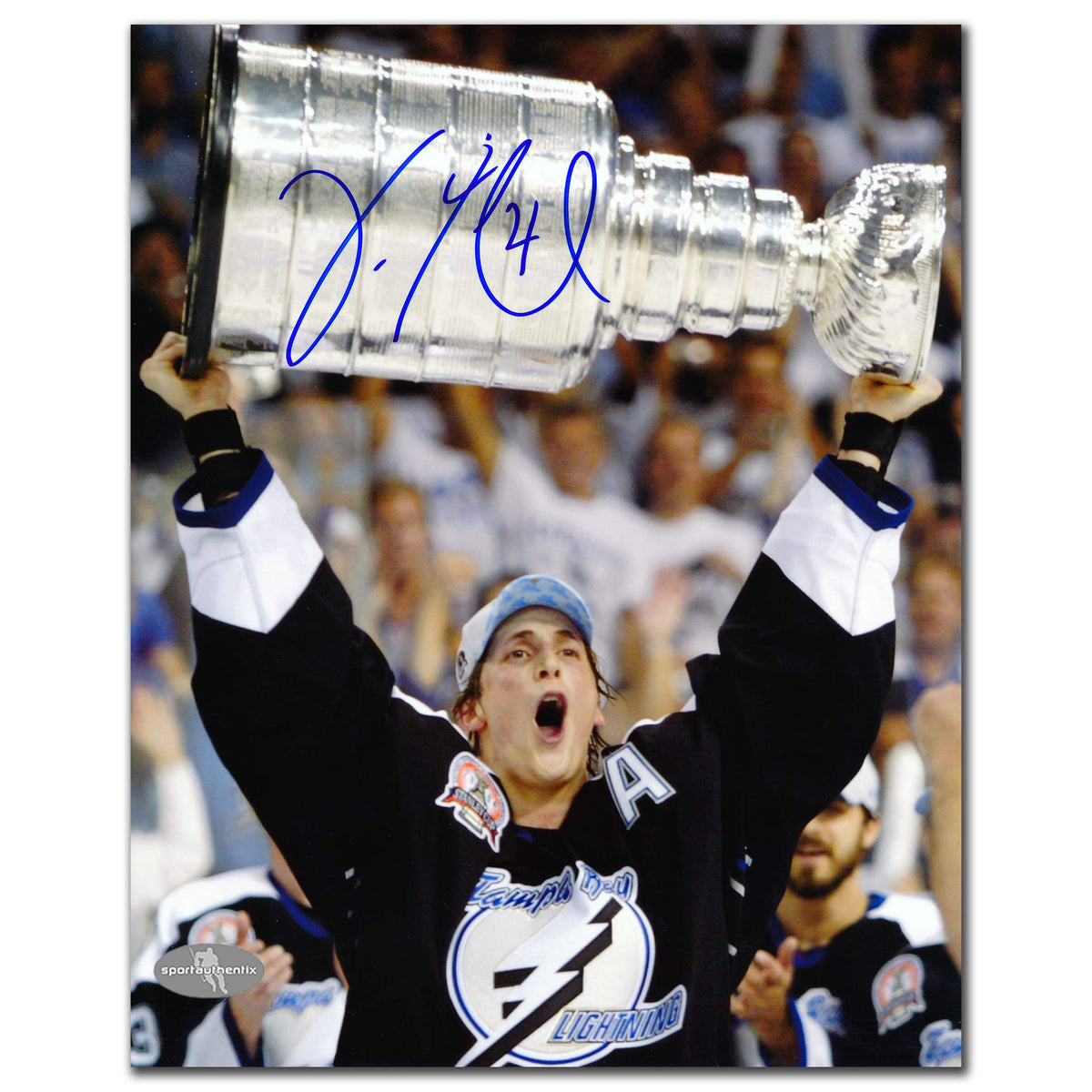 Vincent Lecavalier Tampa Bay Lightning 2004 Stanley Cup Autographed 8x10 - Sport Authentix Inc