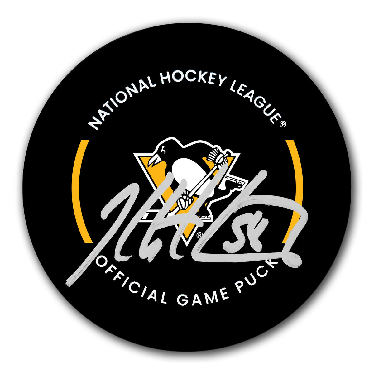 Kris Letang Pittsburgh Penguins Autographed Official Game Puck - Sport Authentix Inc