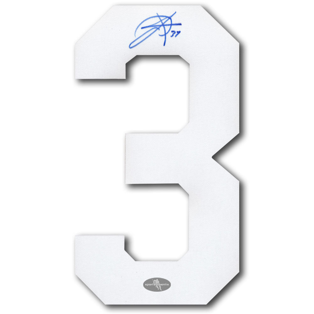 Timothy Liljegren Numéro de maillot autographié des Maple Leafs de Toronto