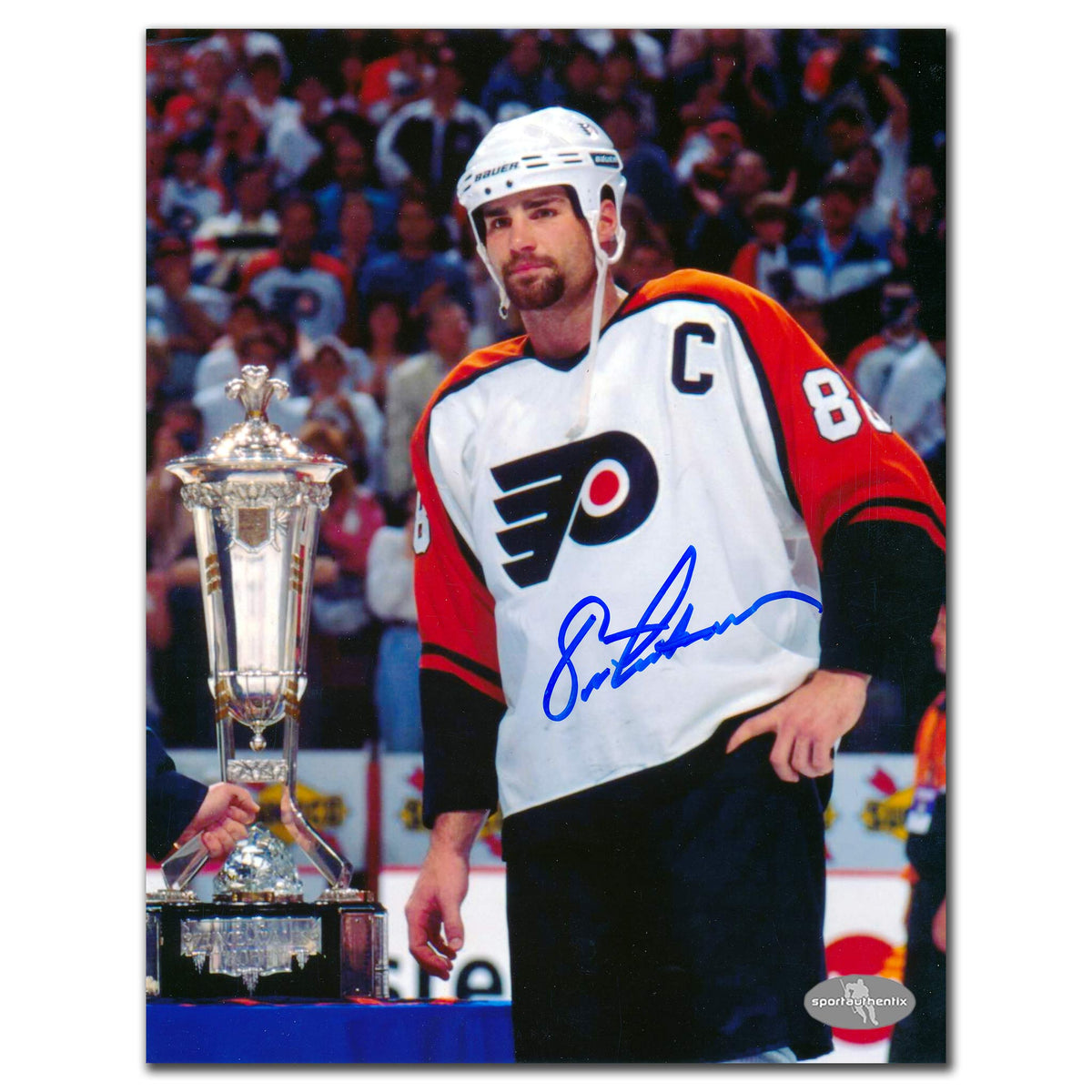 Eric Lindros Philadelphia Flyers Autographed 8x10 - Sport Authentix Inc
