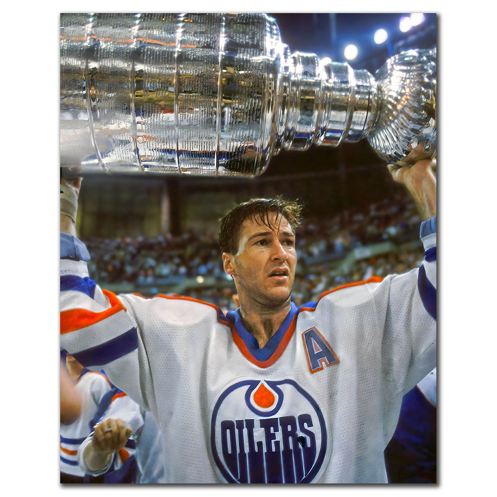 Kevin Lowe Pre-Order Edmonton Oilers Autographed 8x10 (4) - Sport Authentix Inc