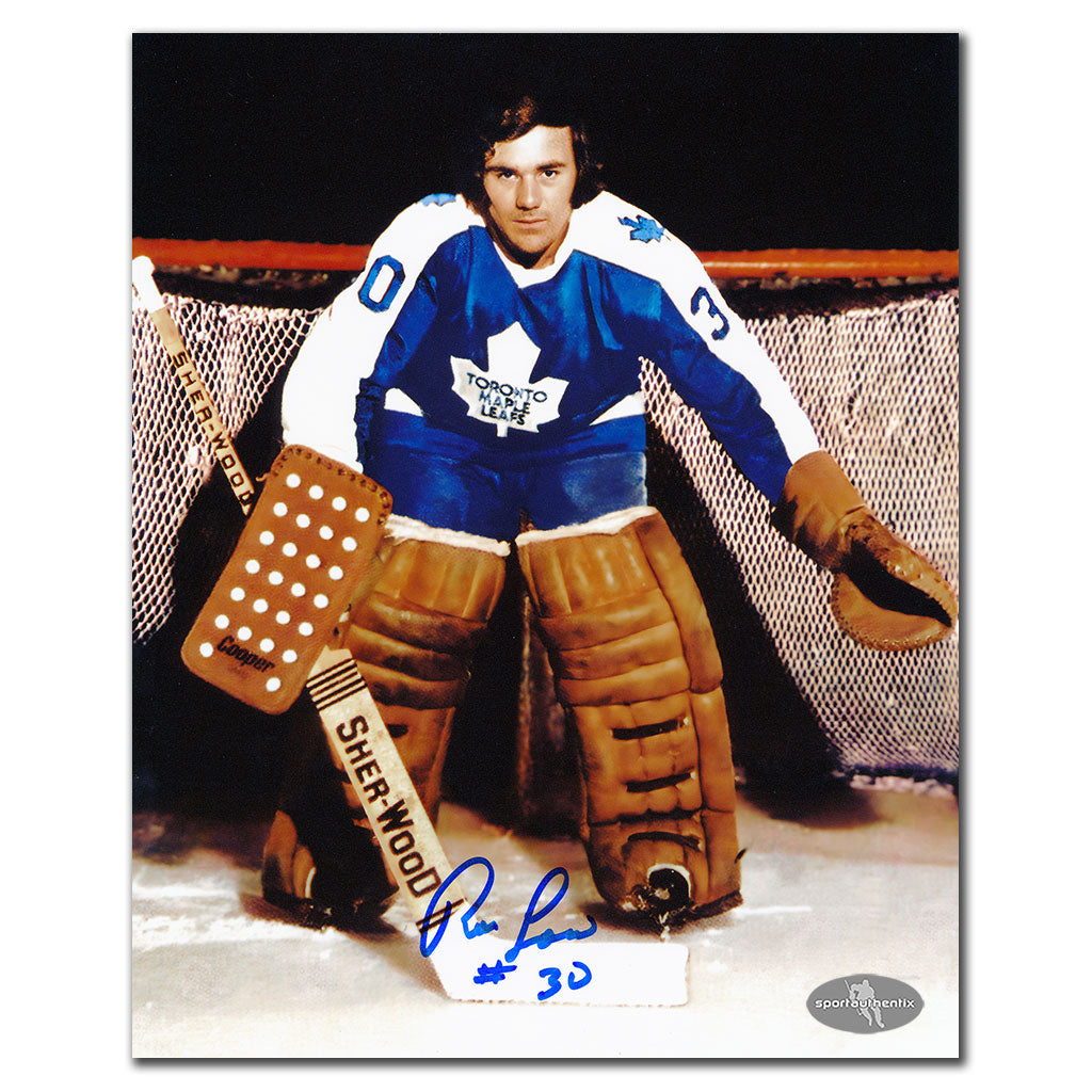 Ron Low Toronto Maple Leafs Autographed 8x10
