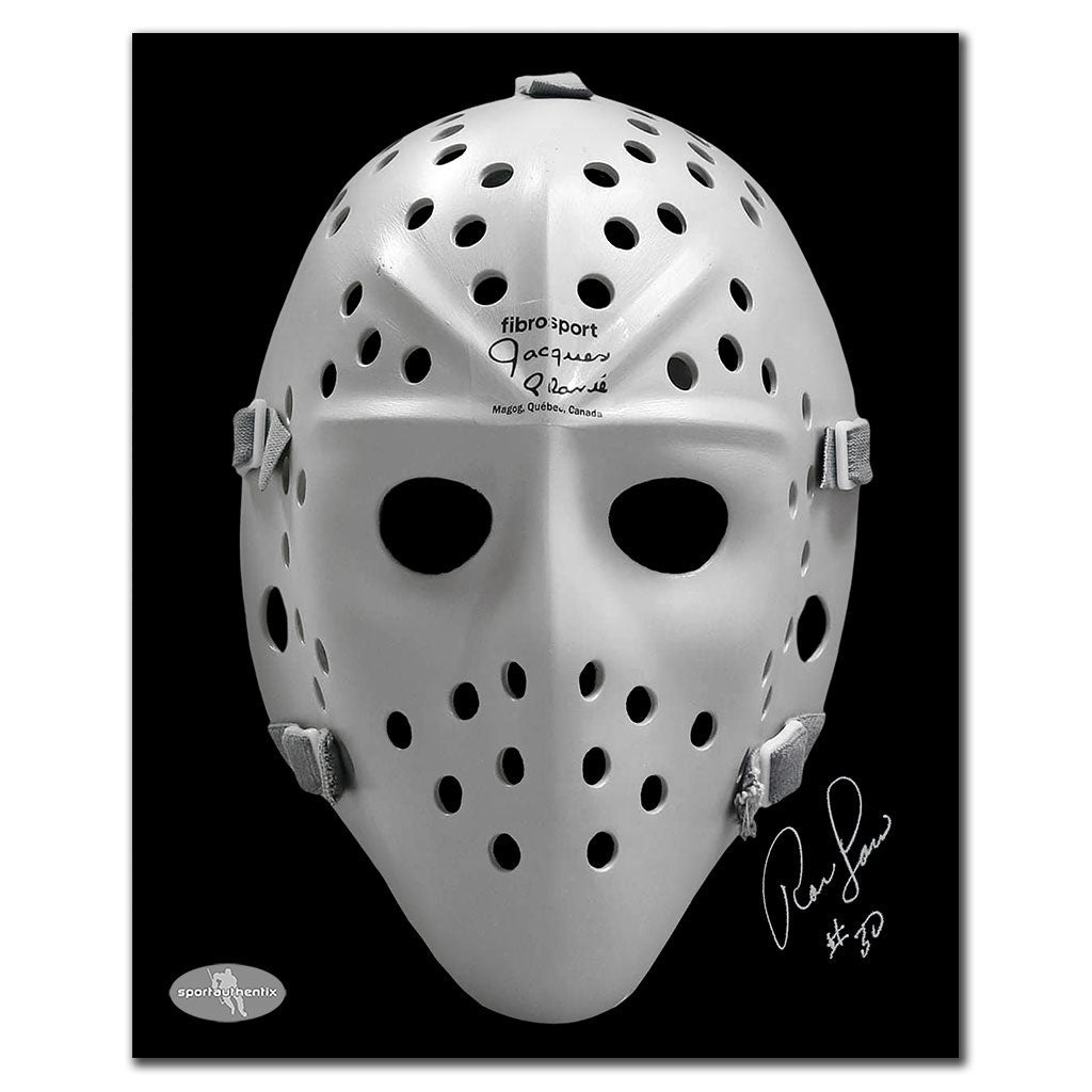 Ron Low Toronto Maple Leafs MASK Autographed 8x10