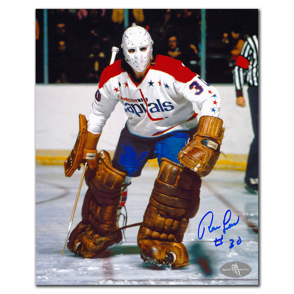 Ron Low Washington Capitals Autographed 8x10