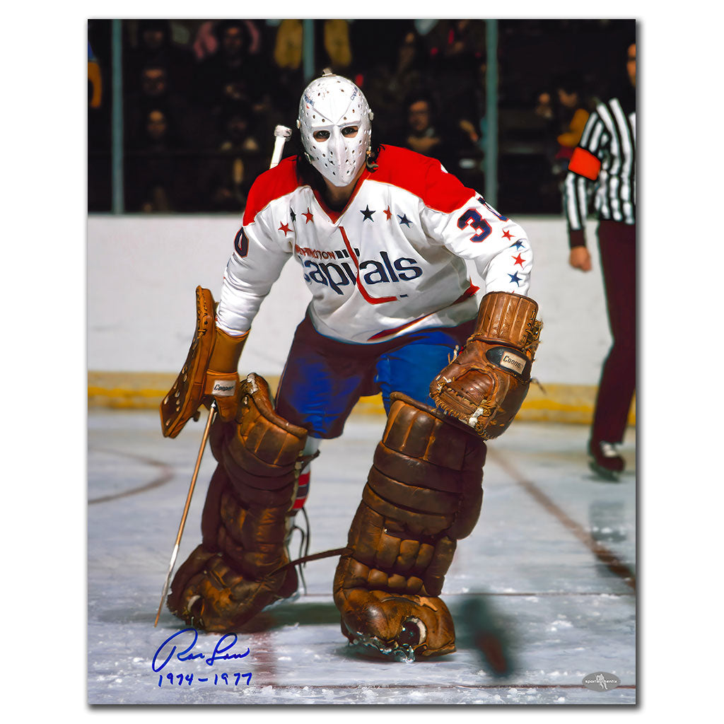 Ron Low Washington Capitals Autographed 16x20