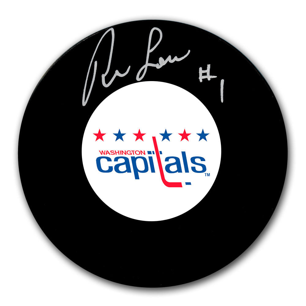 Ron Low Washington Capitals Autographed Puck