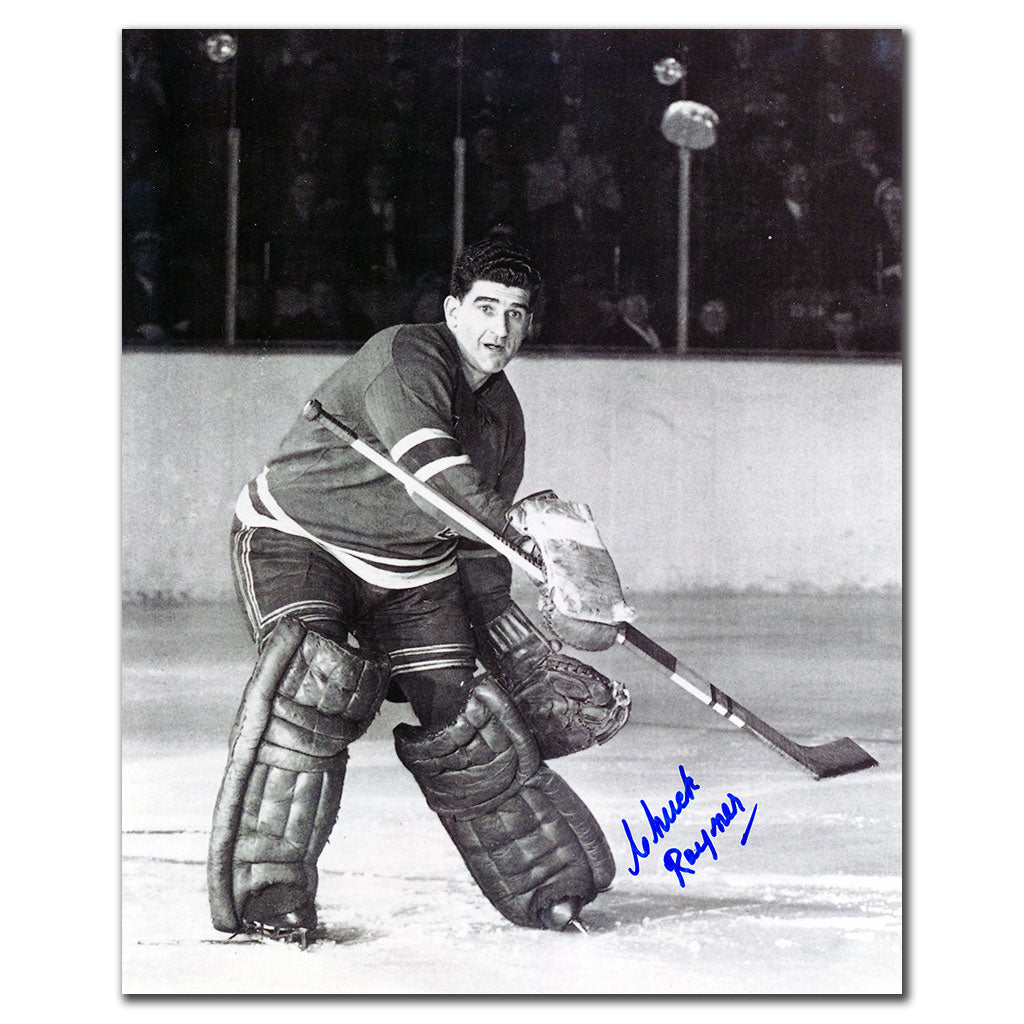 Chuck Rayner New York Rangers Autographed 8x10 Photo