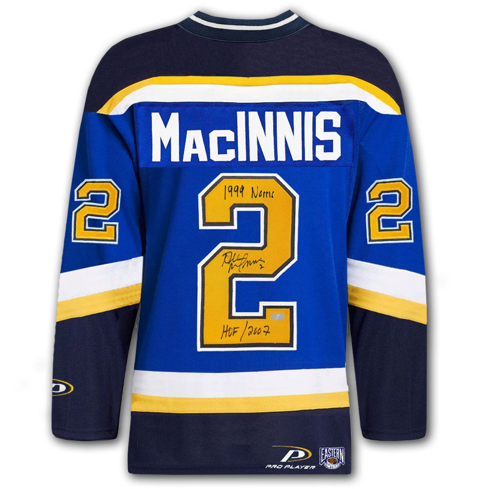 Al MacInnis St. Louis Blues Pro Player Autographed Jersey