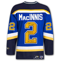 Al MacInnis St. Louis Blues Pro Player Autographed Jersey
