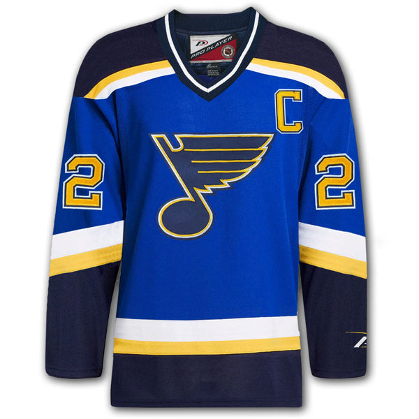 Al MacInnis St. Louis Blues Pro Player Autographed Jersey
