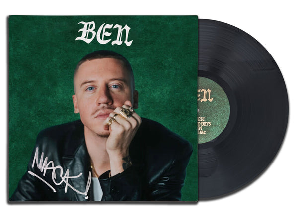 Macklemore a signé l'album vinyle autographié de BEN LP