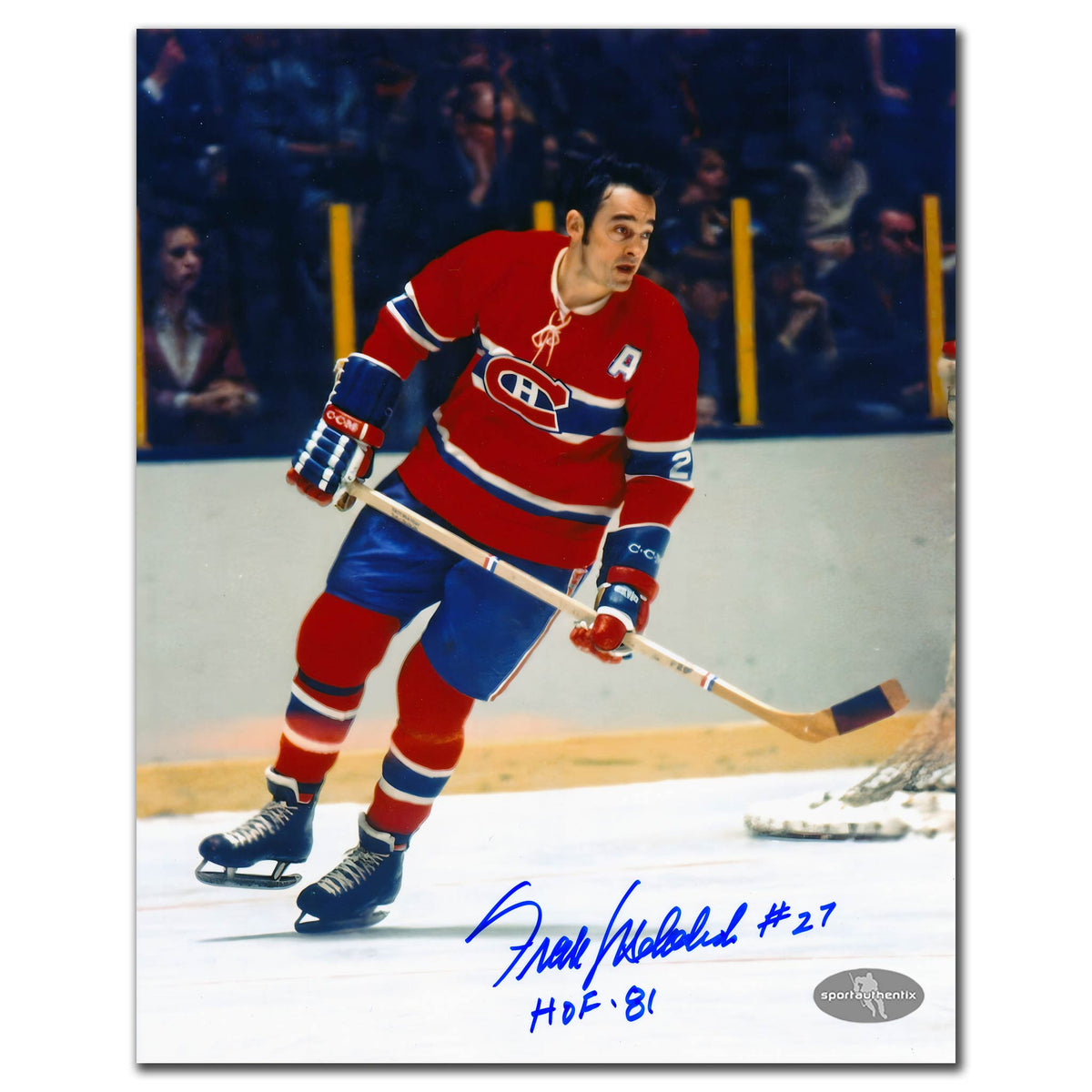 Frank Mahovlich Montreal Canadiens HOF Autographed 8x10 - Sport Authentix Inc