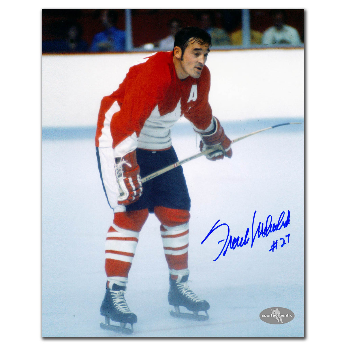 Frank Mahovlich Team Canada 1972 Summit Series Autographed 8x10 - Sport Authentix Inc