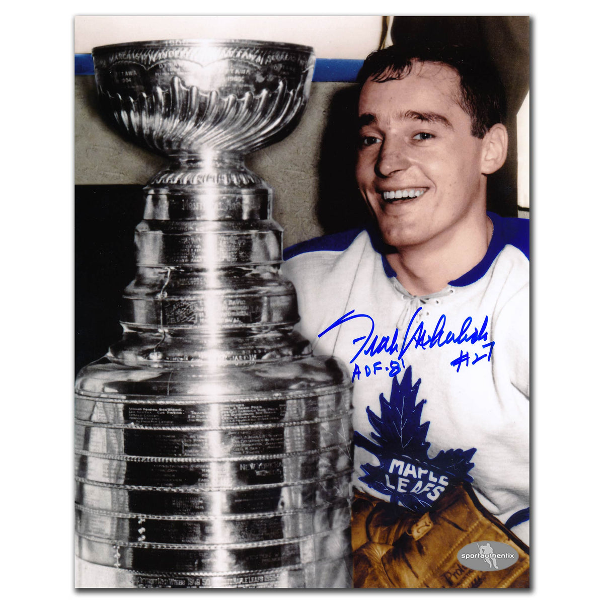 Frank Mahovlich Toronto Maple Leafs Stanely Cup Autographed 8x10 - Sport Authentix Inc