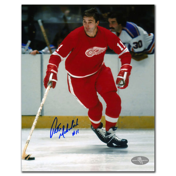 Authentic Pete Mahovlich Detroit Red Wings Autographed 8x10 - SportAuthentix