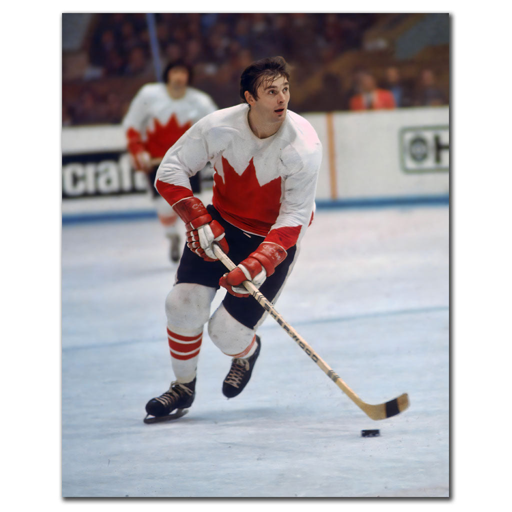 Pete Mahovlich Pre-Order Team Canada Autographed 8x10 (1)