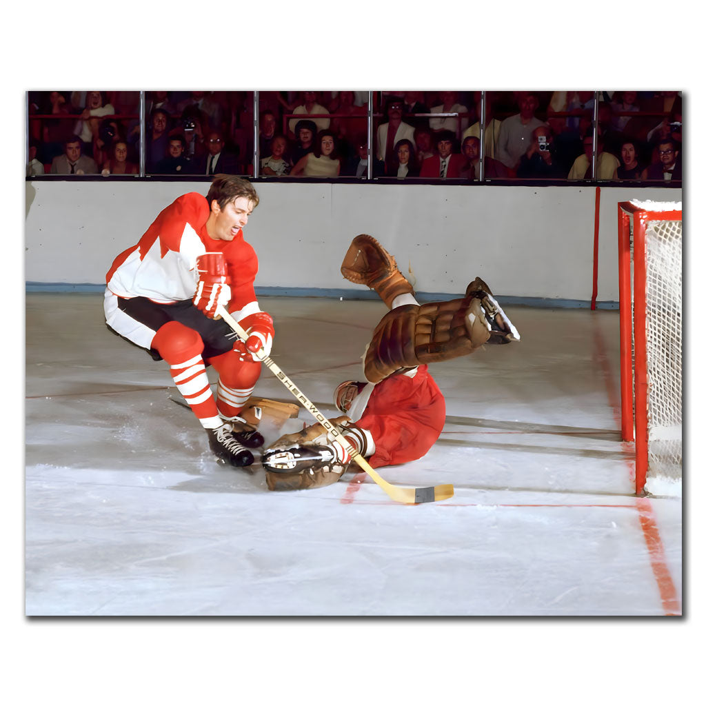 Pete Mahovlich Pre-Order Team Canada Autographed 8x10 (2)
