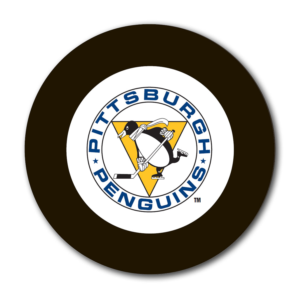 Pete Mahovlich Pre-Order Pittsburgh Penguins Retro Autographed Puck