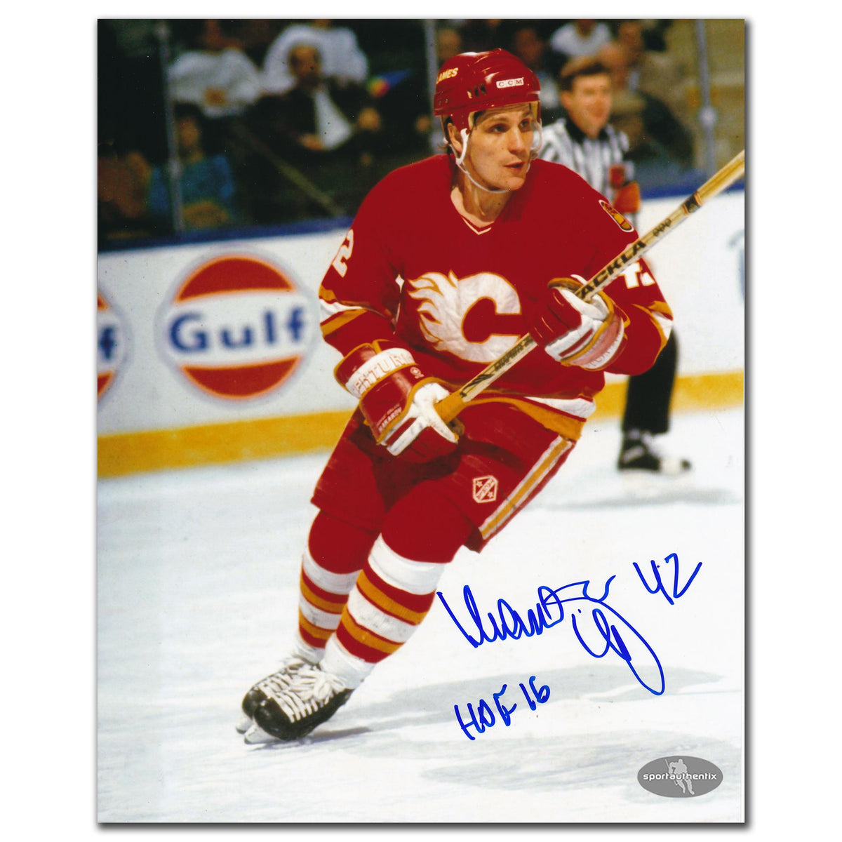 Sergei Makarov Calgary Flames Autographed 8x10 - Sport Authentix Inc