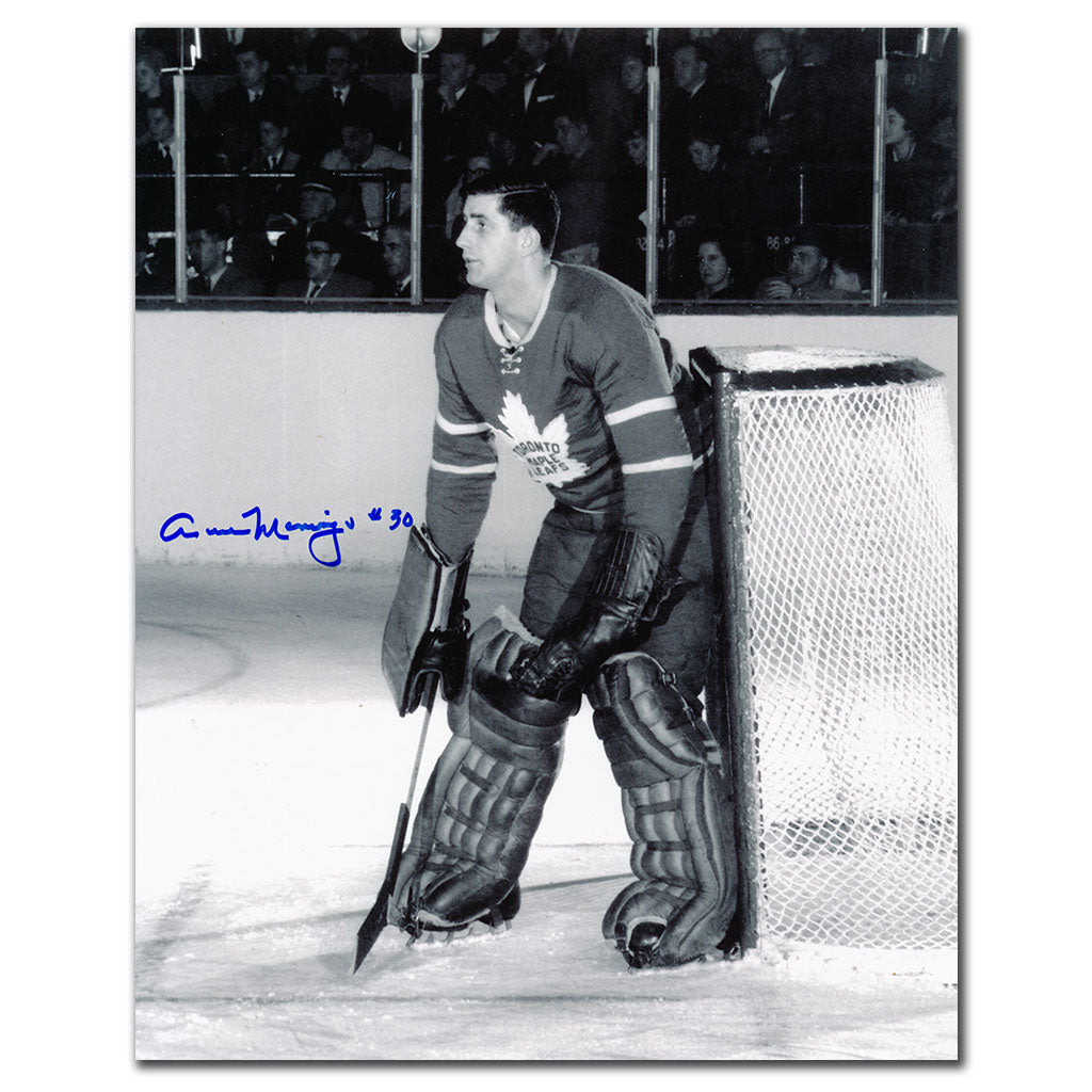 Cesare Maniago Maple Leafs de Toronto dédicacé 8x10
