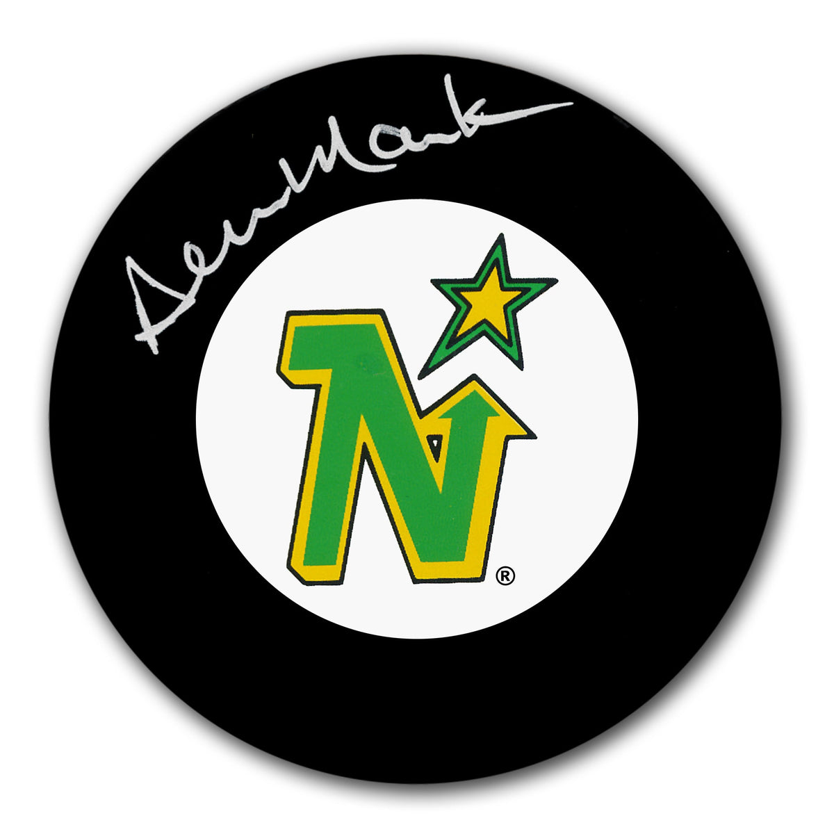 Dennis Maruk Minnesota North Stars Autographed Puck - Sport Authentix Inc