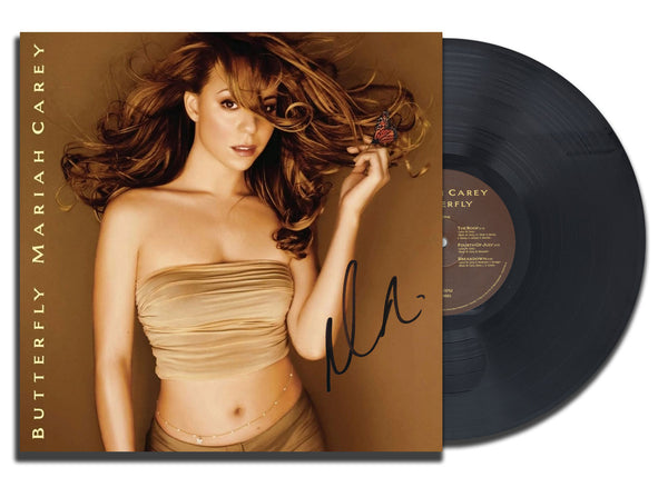 Mariah Carey Signed BUTTERFLY Autographed Vinyl Album LP