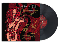 Album vinyle autographié SONGS ABOUT JANE signé par le groupe Maroon 5 LP JSA COA