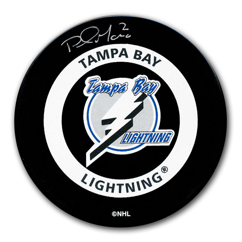Paul Mara Rondelle de jeu officielle dédicacée du Lightning de Tampa Bay