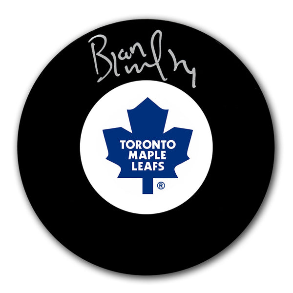 Bryan McCabe autographed Toronto Maple Leafs hockey puck