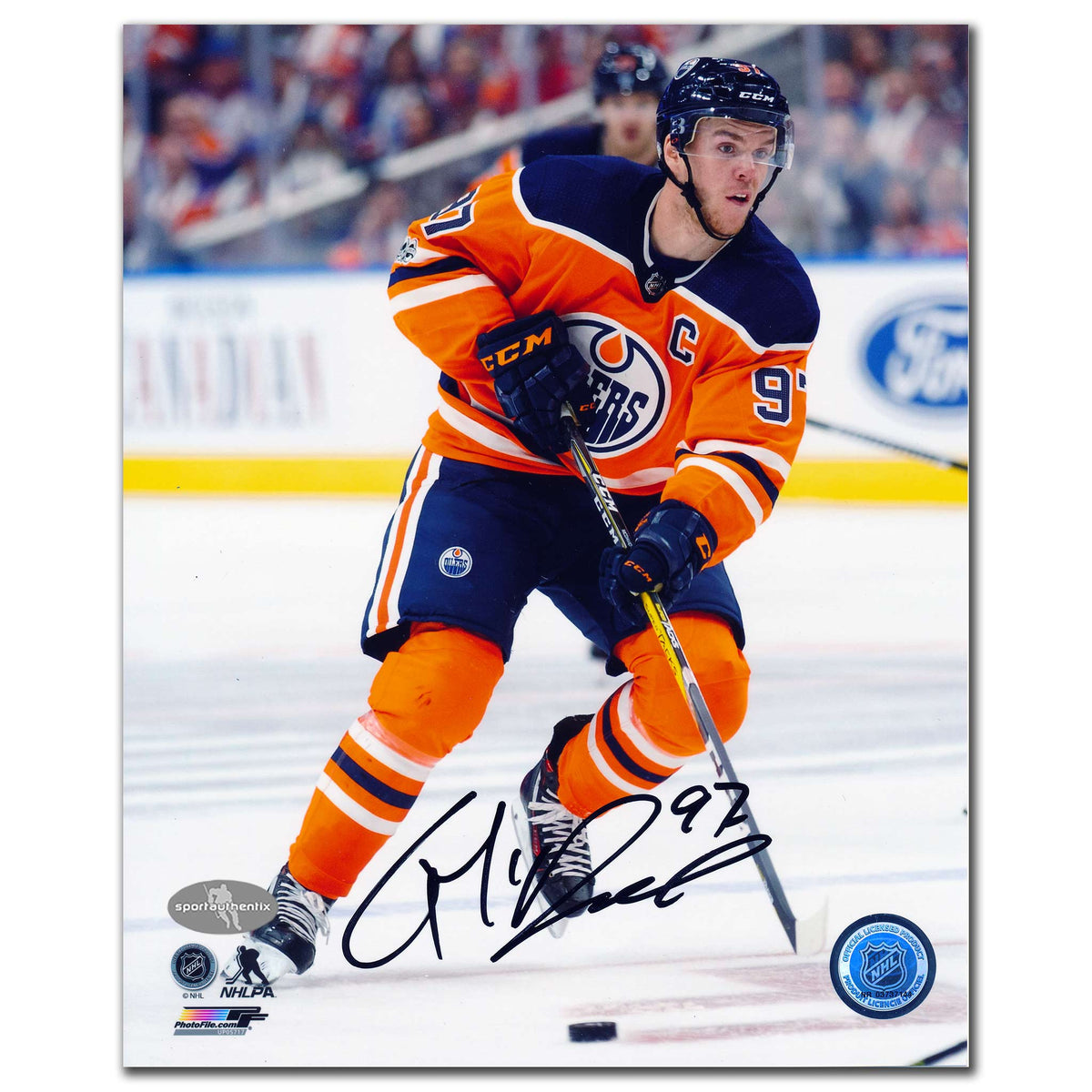 Connor McDavid Edmonton Oilers Autographed 8x10 - Sport Authentix Inc
