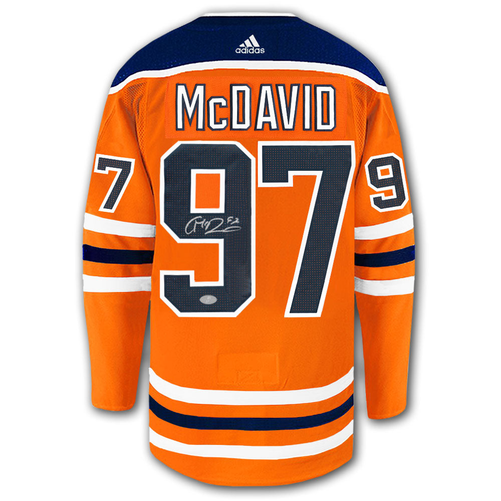 Connor McDavid Edmonton Oilers Adidas Pro Autographed Jersey - Sport Authentix Inc