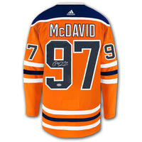 Connor McDavid Edmonton Oilers Adidas Pro Autographed Jersey - Sport Authentix Inc